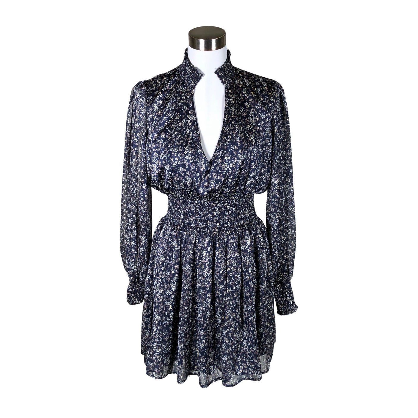 Unisex Goddiva London - Schiffon dress, size 38 - Blue (1)