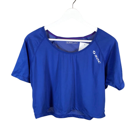 Unisex Soc - Sports shirt, short sleeve, size 38 - Blue ()