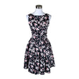 Unisex Lady Vintage - Party dress, size 36 - Black ()