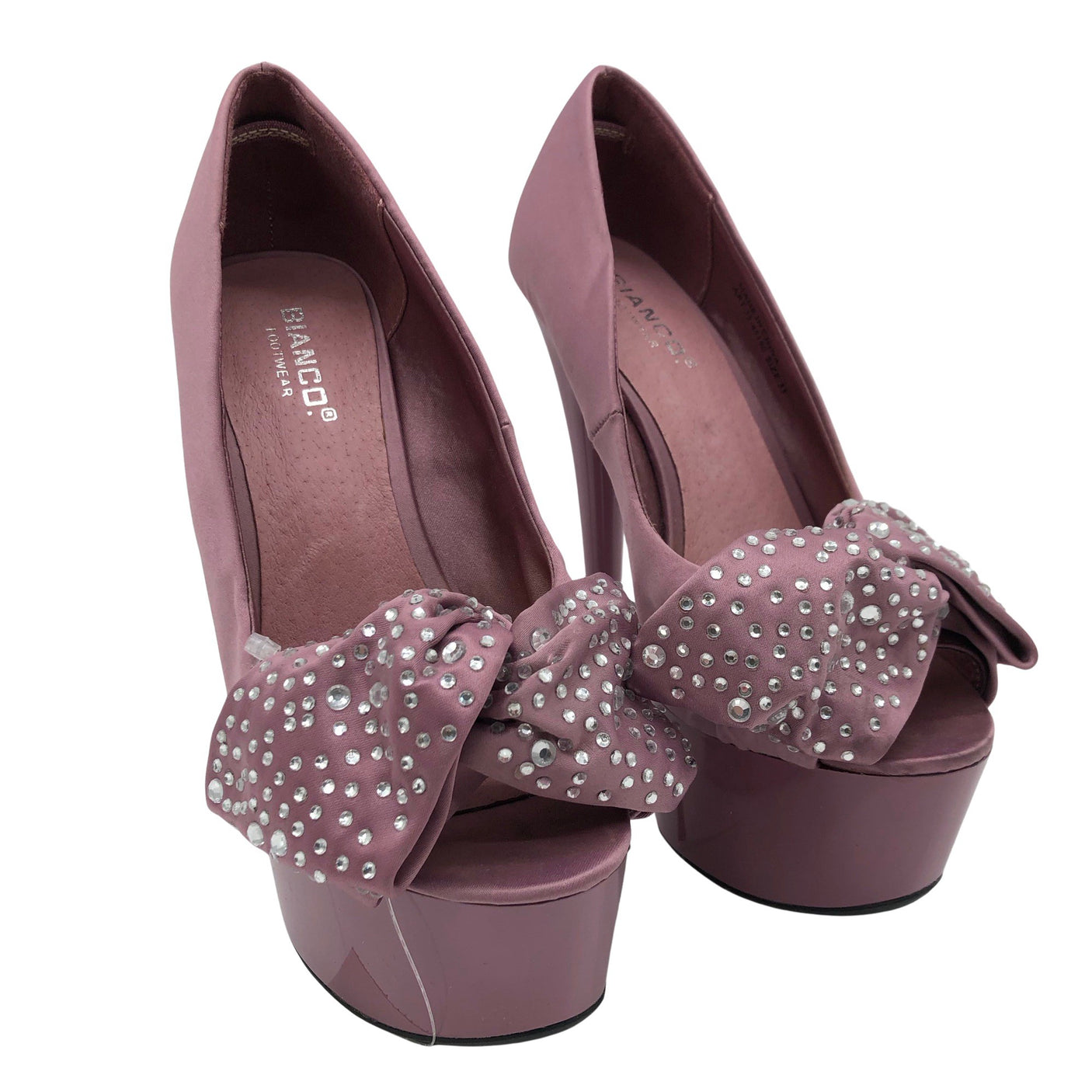 Unisex Bianco - Evening high heels, size 35 - Violet (3)