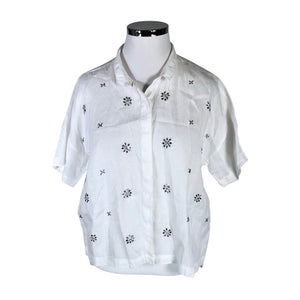 Unisex Estimate - Short-sleeved blouse, size 44 - White (1)
