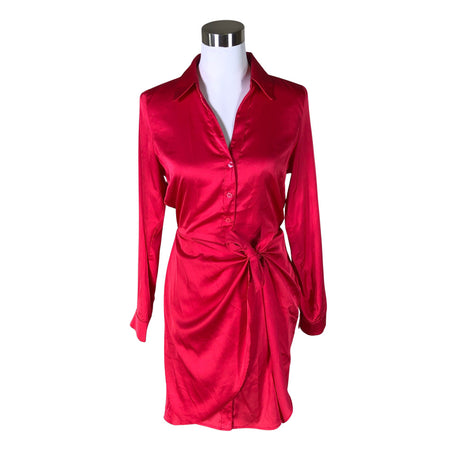 Unisex Guess - Schiffon dress, size 36 - Pink ()