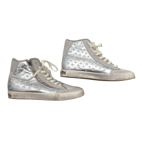 Unisex Lambretta - Casual sneakers, size 40 - Silver ()
