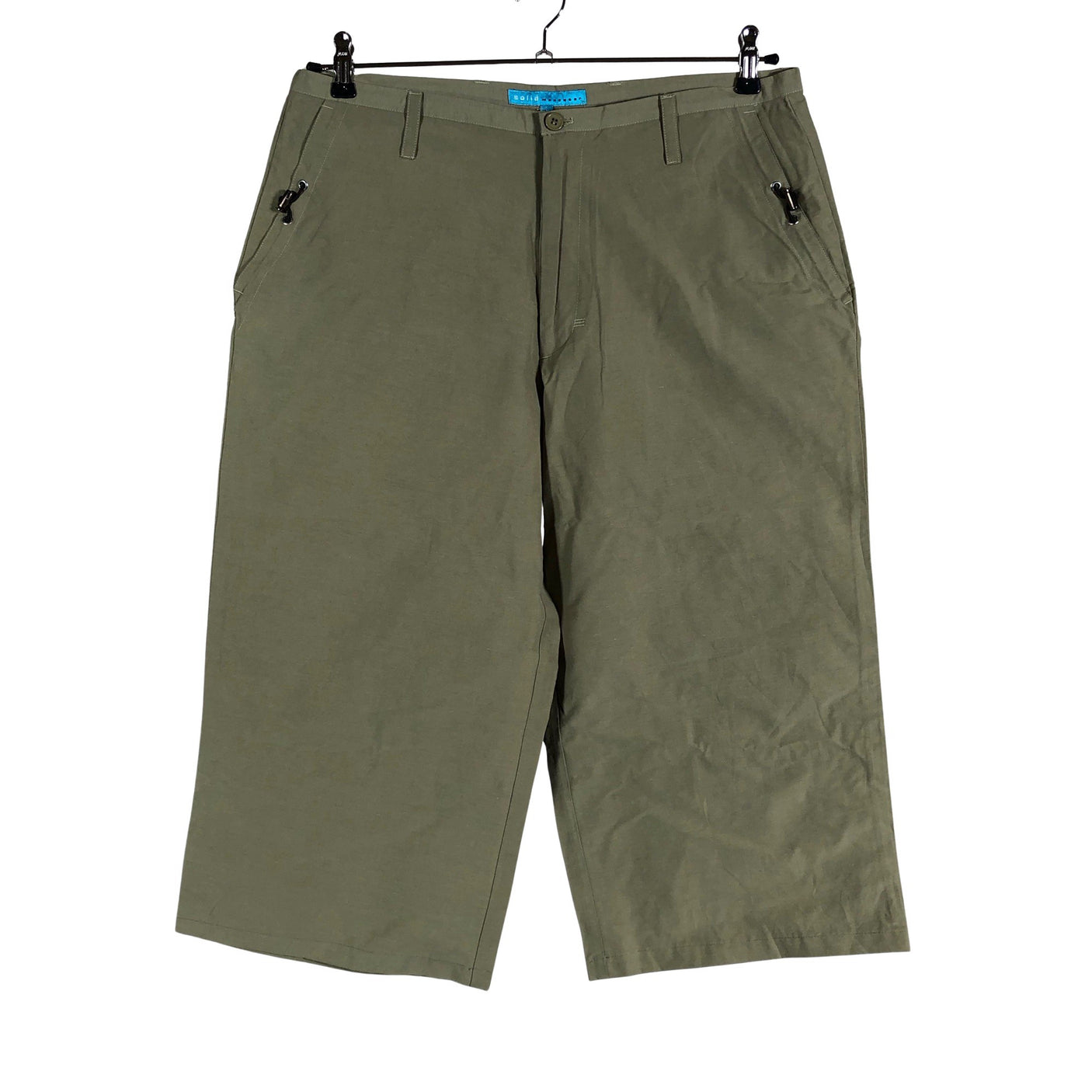 Unisex Solid - Shorts, size L - Green (1)