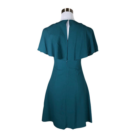 Unisex Massimo Dutti - Schiffon dress, size 34 - Green (2)