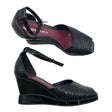 Unisex Pons Quintana - Wedge sandals, size 38 - Black ()
