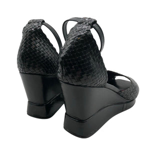 Unisex Pons Quintana - Wedge sandals, size 38 - Black (3)