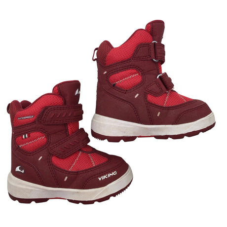 Unisex Viking - Winter shoes, size 22 - Wine red ()