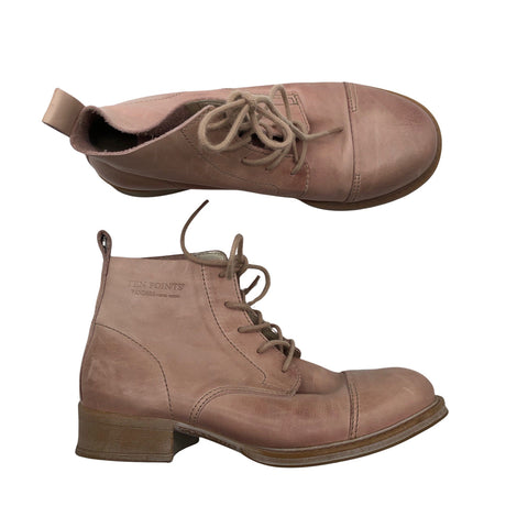 Unisex Ten Points - Ankle boots, size 37 - Beige ()