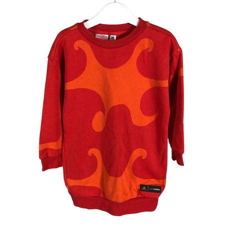 Unisex Adidas - Sweatshirt dress, size 110 - 116 - Red ()