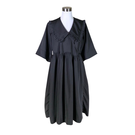 Unisex Ganni - Schiffon dress, size 38 - Black ()
