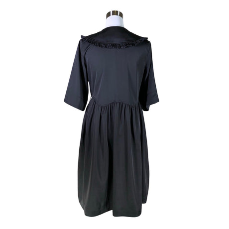 Unisex Ganni - Schiffon dress, size 38 - Black (2)