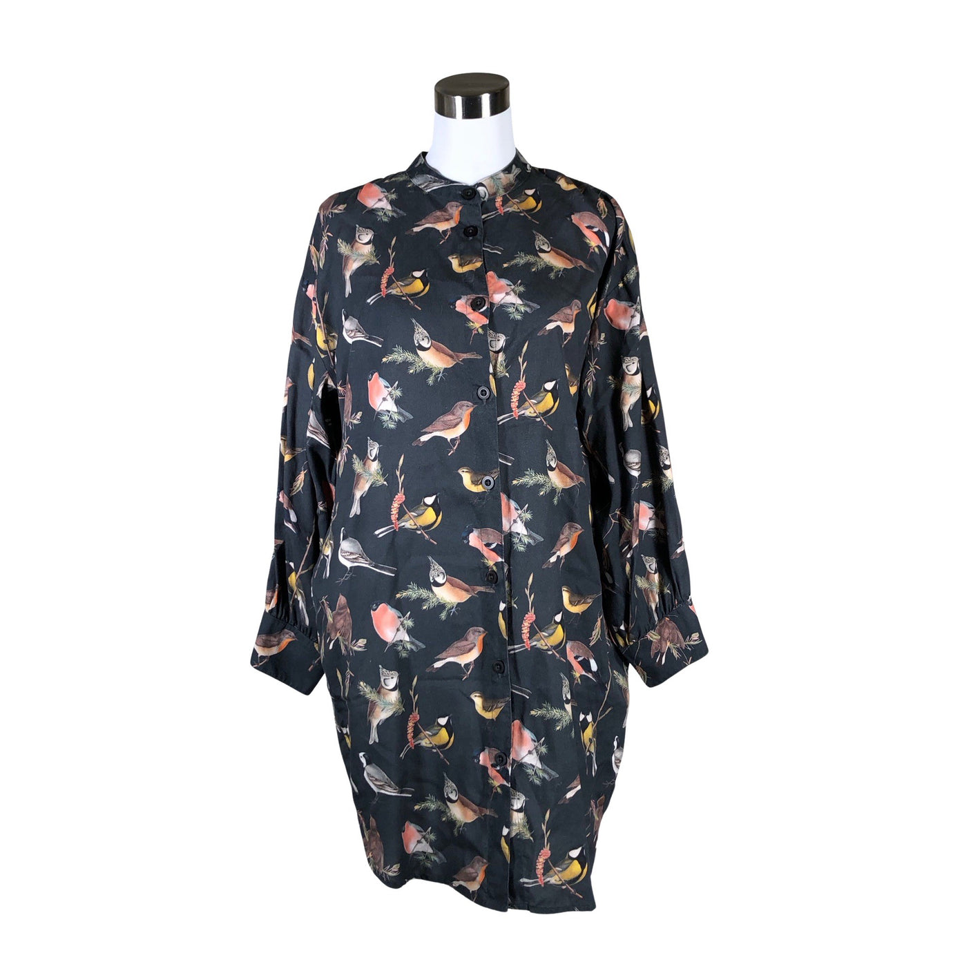 Unisex Dedicated - Schiffon dress, size 38 - Gray (1)