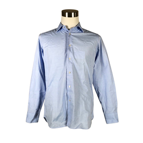 Unisex Il Lanificio - Collared shirt, size L - Light blue ()