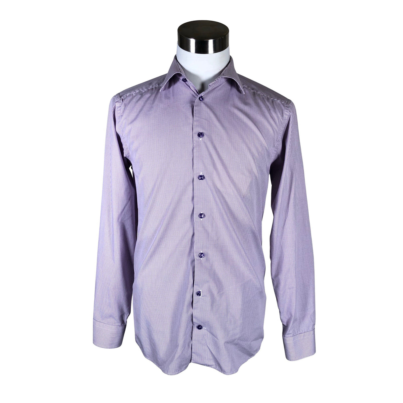 Unisex Eton - Collared shirt, size M - Violet (1)