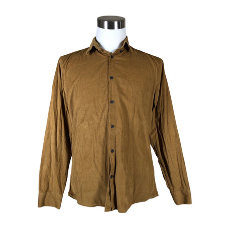 Unisex Lindbergh - Flannel shirt, size XL - Brown ()