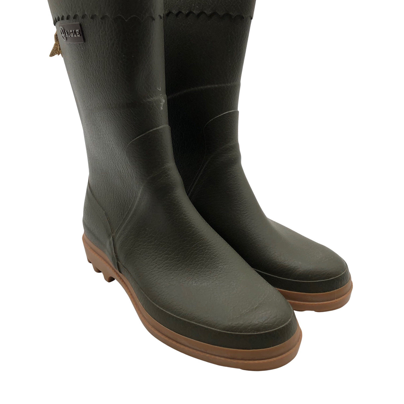 Unisex Aigle - Wellingtons, size 43 - Green (2)