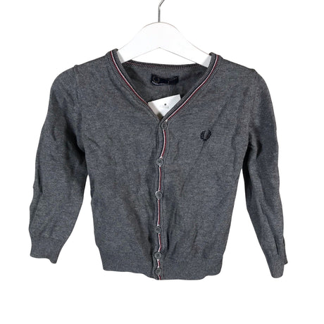 Unisex Fred Perry - Cardigan, size 92 - 98 - Gray ()