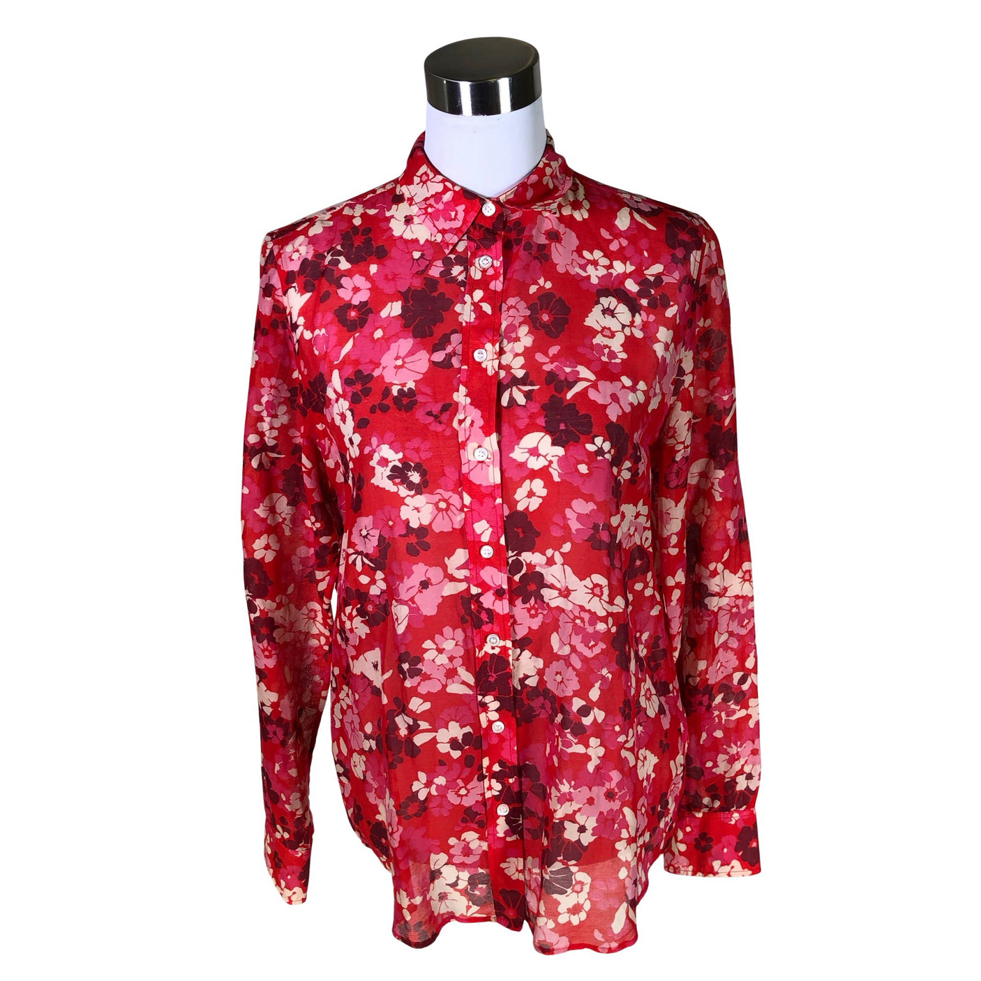 Unisex Gant - Collared shirt, size 40 - Red (1)