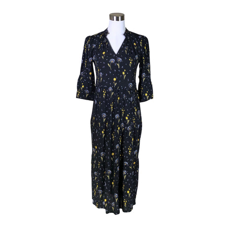 Unisex by Malene Birger - Schiffon dress, size 34 - Black ()