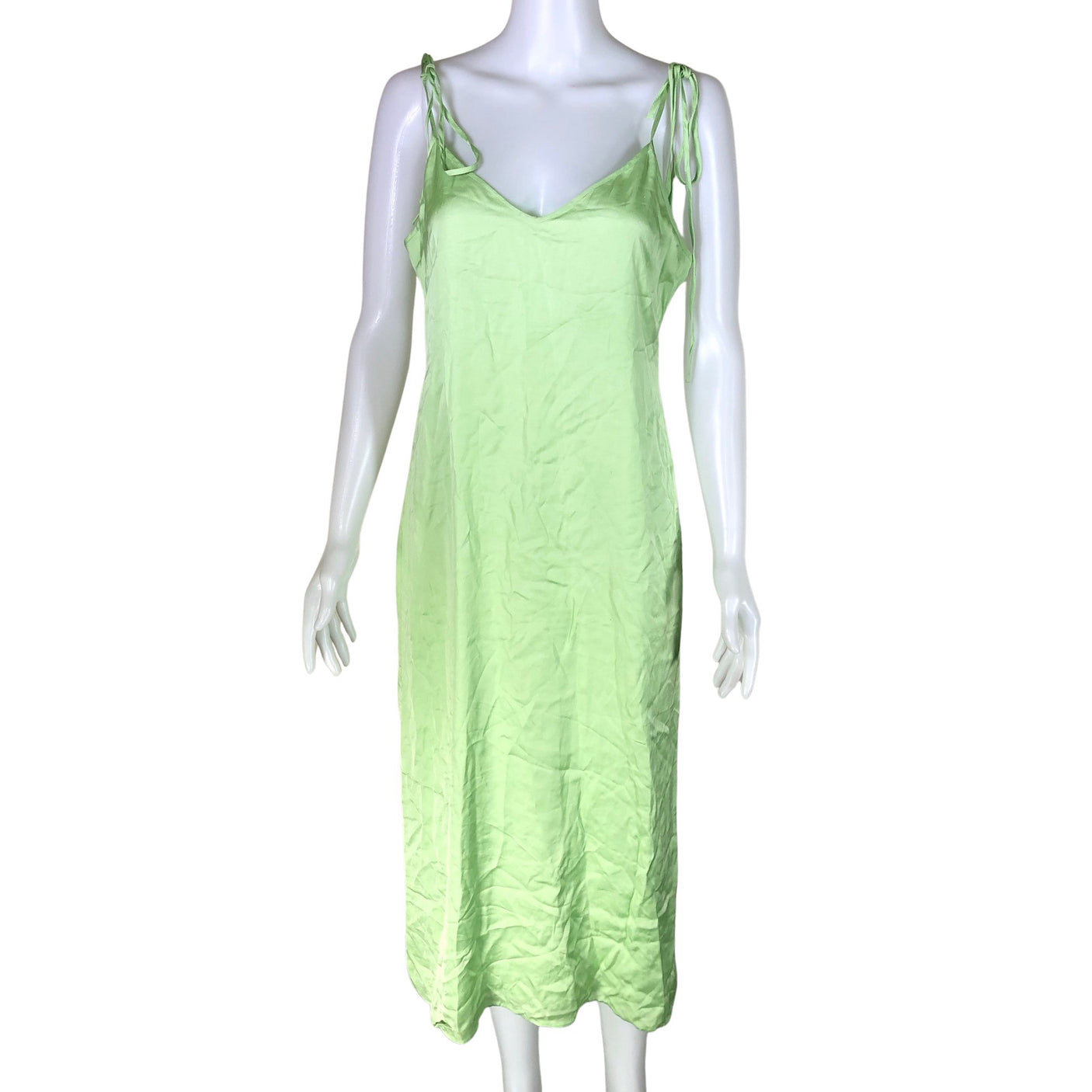 Unisex &Other Stories - Schiffon dress, size 36 - Green (1)
