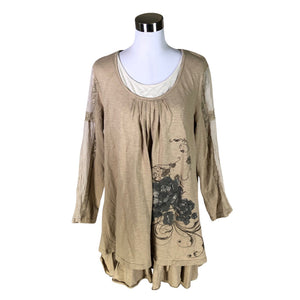 Unisex Zay - Tricot dress, size 40 - Beige (1)