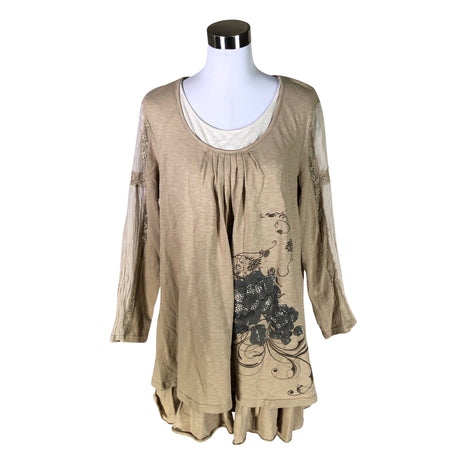 Unisex Zay - Tricot dress, size 40 - Beige ()