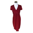 Unisex s.Oliver - Tricot dress, size 40 - Wine red ()