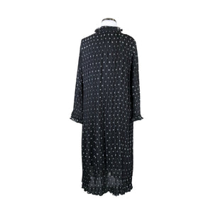 Unisex Ganni - Schiffon dress, size 42 - Black (2)