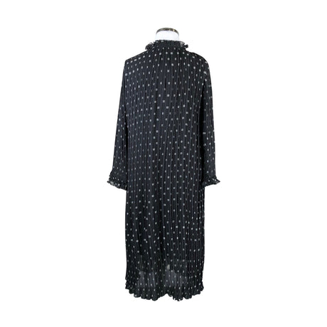 Unisex Ganni - Schiffon dress, size 42 - Black (2)