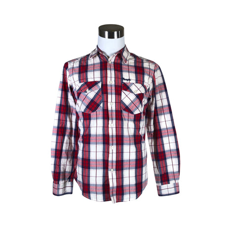 Unisex Wrangler - Collared shirt, size M - Red ()