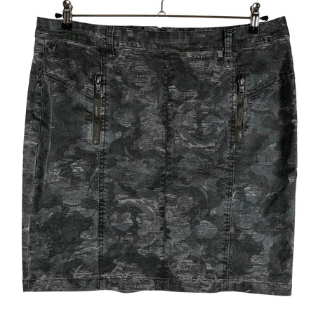 Unisex Cream - Denim skirt, size 44 - Gray ()