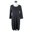 Unisex Cream - Tricot dress, size 38 - Black ()