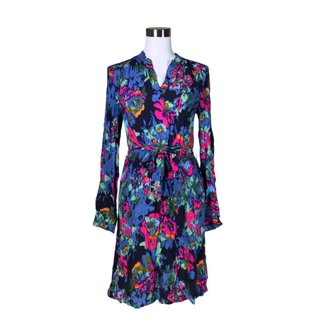Unisex Y.A.S - Schiffon dress, size 36 - Blue ()