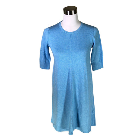 Unisex Repeat - Knit tunic, size 38 - Turquoise ()