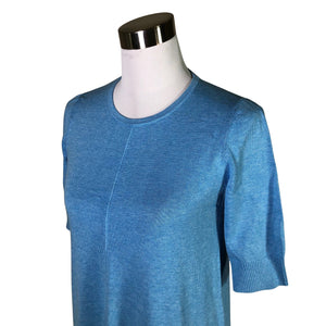 Unisex Repeat - Knit tunic, size 38 - Turquoise (3)
