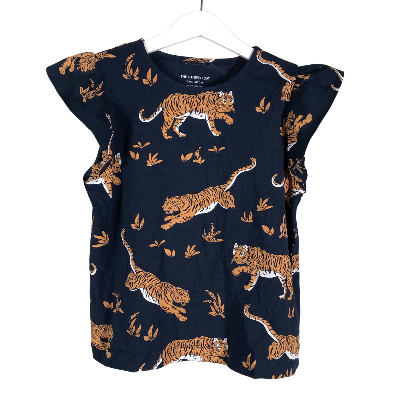 Unisex The Striped Cat - T-paita, koko 134 - 140 -  (1)
