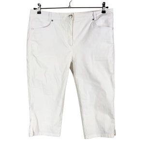 Unisex Steilmann - Capri jeans, size 44 - White (1)