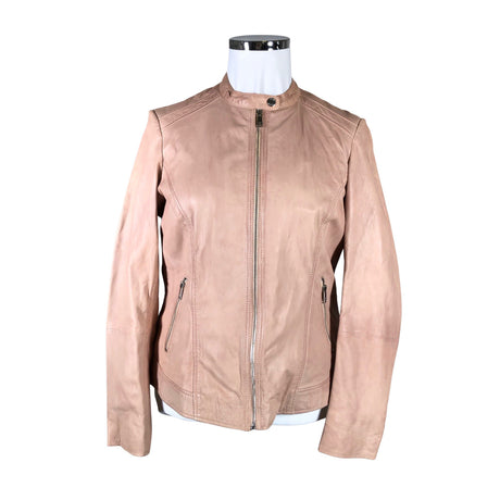 Unisex Saki - Leather jacket, size 44 - Light pink ()