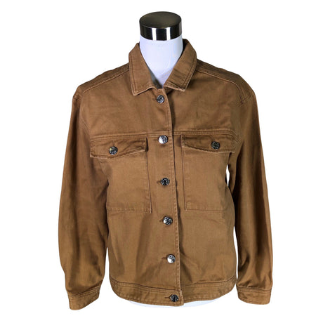 Unisex Minimum - Denim jacket, size 40 - Brown ()