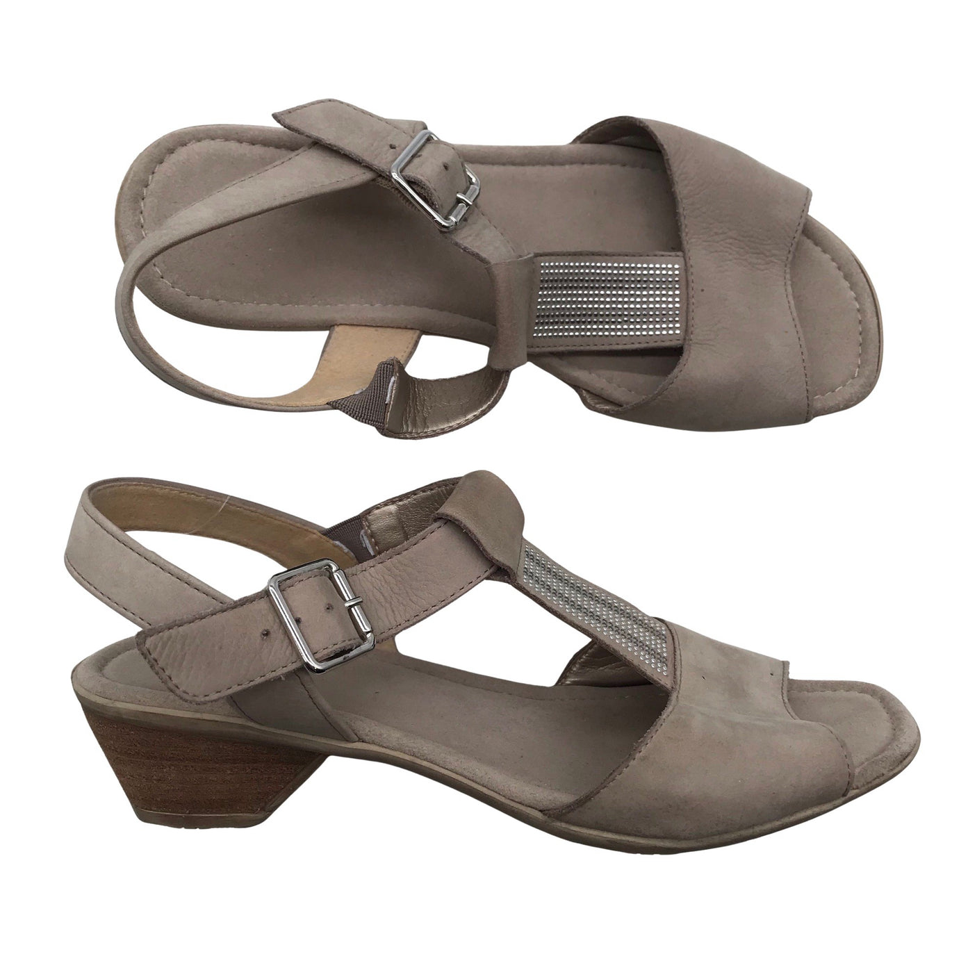 Unisex Gabor - Heeled sandals, size 37 - Beige (1)