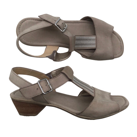 Unisex Gabor - Heeled sandals, size 37 - Beige ()