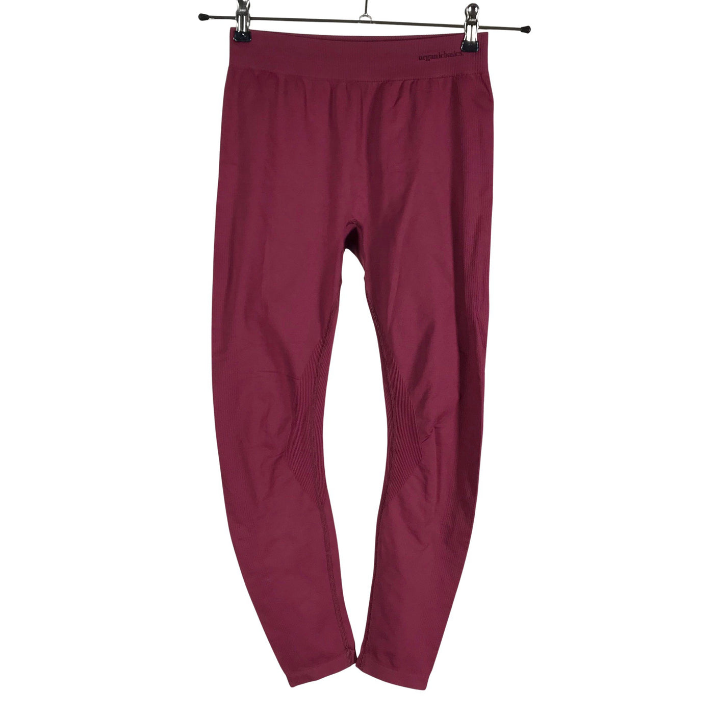 Unisex Organic Basics - Sports tights, size 36 - Wine red (1)