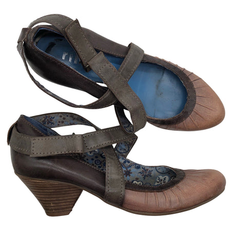 Unisex Ril's - High heels, size 40 - Brown ()