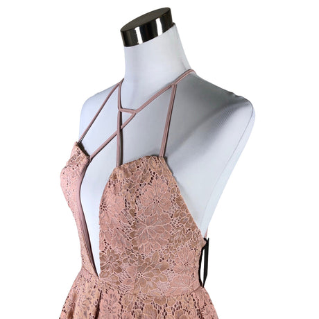 Unisex Michael Costello - Party dress, size 36 - Light pink (2)