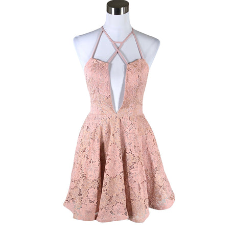 Unisex Michael Costello - Party dress, size 36 - Light pink ()