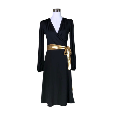Unisex Diane von Furstenberg - Tricot dress, size 36 - Black ()