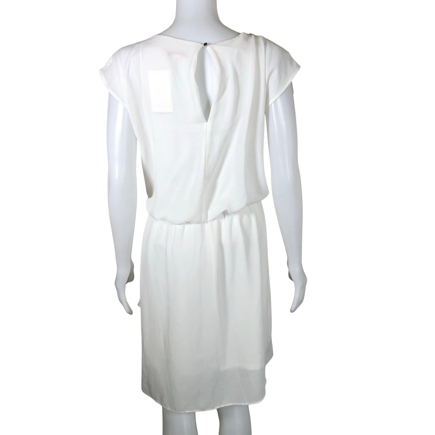 Unisex Esprit - Schiffon dress, size 34 - White (2)