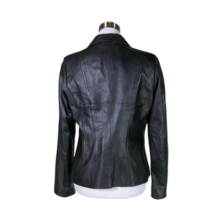 Unisex Friitala - Leather jacket, size 40 - Black (2)