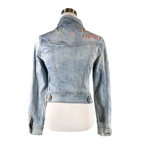 Unisex Cream - Denim jacket, size 36 - Light blue (2)
